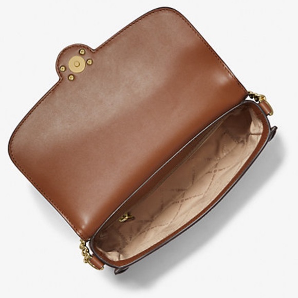 MK Leida Medium Signature Logo Shoulder Bag NWT - Picture 2 of 4